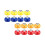 Set di 16 mini dischi da shuffleboard per interni, gioco di shuffleboard con rulli per la casa 1