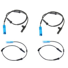 4x ABS-wielsnelheidssensor compatibel met MINI ONE S R50 R52 R53 (01-07) voor, achter, links en rechts