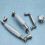 Ceramic Cabinet Handles and Drawer Pulls Set with Screws, Durable Modern Design for Kitchen Cupboards 4