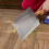 1pc Stainless Steel Mini Desktop Dustpan Kitchen Mini Dust Pan compatible with Home (Silver) 4
