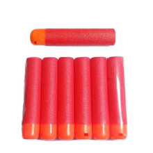 6 stuks Mega navulpijlen van schuim, compatibel met Nerf 9,5 cm rode snipergeweerpijlen.