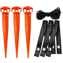 Kit de estacas para árboles - Kit de anclaje compatible con árboles jóvenes