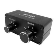 3.5 mm Portable Volume Controller Pre Amplifier W-10P Stereo Dual Channel Stereo o Mini nce