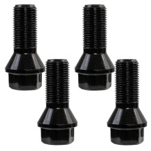 compatibel met BMW X3 X5 X6 E70 E71 F20 F25 428i 528i M4 M5 Z4 Wielbouten Moeren Staal 36136781151 Zwart Standaard Auto-accessoires