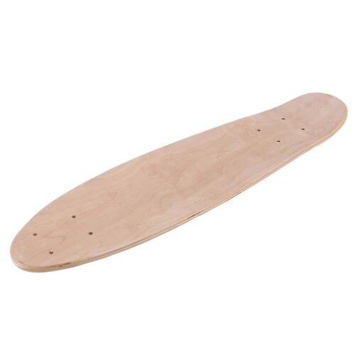 Shape de skate em branco de 22 polegadas, natural, 55,5 x 15 cm, maple, banana, slider, cruising, skate, rocker único B