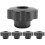 5 pieces grip knobs, female thread diameter 8mm, head diameter 40mm 2