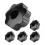 5 pieces grip knobs, female thread diameter 8mm, head diameter 40mm 3