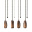 Upgrades Ceiling Fan Pull Chains Fan Cord Extensions set Ceiling Fan Accessory Long Pull Chain Decorative Extenders 1