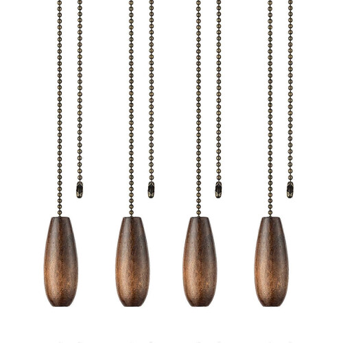 Upgrades Ceiling Fan Pull Chains Fan Cord Extensions set Ceiling Fan Accessory Long Pull Chain Decorative Extenders