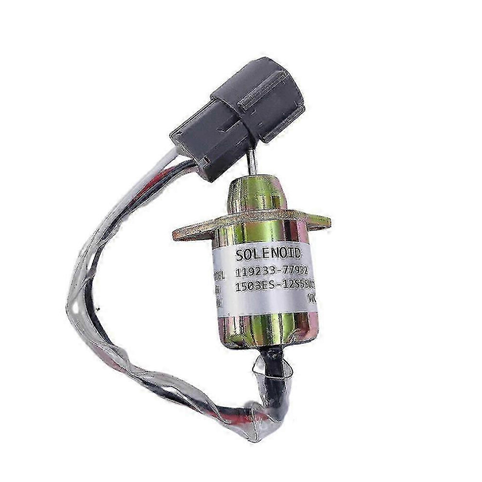 Yanmar 119233-77932 Fuel Shut Off Sole Compatible With 1503Es-12S5suc12s 3856790639985