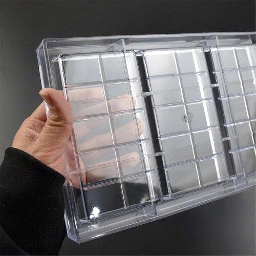 Polycarbonate Chocolate Bar Mold compatible with Candy Making, Baking and Candy Snacks,Durable Appliance compatible with Pro 2