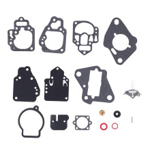 Carburetor Repair Kit Solid Carb Rebuild Set Replacement compatible with Mariner 6 8 9.9 10 15 20 25 HP