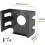 Mac Studio under-desk metal rack, storage wall-mounted bracket compatible with cooling and ventilation 2