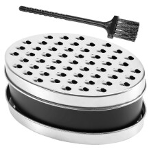 Cheese Grater With Food Container And Lid Chopper, Grinder Grater compatible with Ginger, Box Grater Black