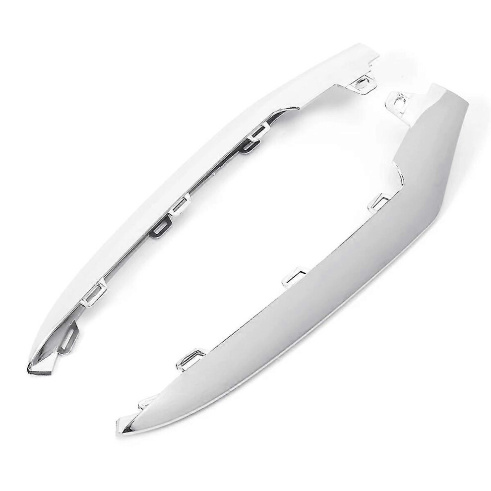 Chrome Trim Molding Compatible With Front Bumper Of W212 E-Class E350 (2014-2016) - Part Numbers A2128852774 A2128852874 3412640763042