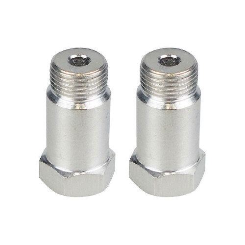 2pcs M18x1.5 O2 Sensor Spacer compatible with Emissions - Oxygen Sensor Extender Adapter Kit