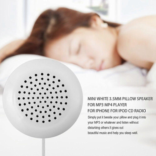 Μίνι λευκό ηχείο Pillow 3,5 χιλ. συμβατό με CD Radio MP3 Player 2