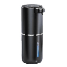 Automatický dávkovač mydla, 380 ml, elektrická montáž na stenu, bezkontaktný automatický dávkovač mydla, nabíjateľný gél cez USB