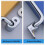Sliding Door Handle,Door Pull Handle,Stainless Steel Bathroom Shower Pull Push Door Handles 3