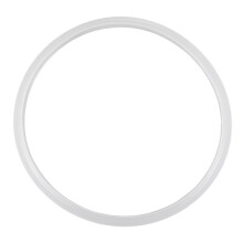 Anel de vedação compatível com panelas de pressão, 22 cm de diâmetro interno, branco.