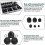 145pcs Bolt Dome Caps Covers,hex Nut Cover,plastic Dome Bolt Nut Protection Caps-b 4