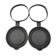 2 stuks beschermdoppen van rubber voor de objectieflenzen van een verrekijker (61-63 mm).