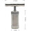 Stainless Steel Pollen Press T Press Handle Tool Heavy Duty Durable  Premium Anodized Spice Pollen (silver) 2