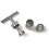 Stainless Steel Pollen Press T Press Handle Tool Heavy Duty Durable  Premium Anodized Spice Pollen (silver) 5