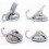 Thick Rubber Suction Cup Hooks,removable Heavy Duty Suction Hooks 2pcs 2