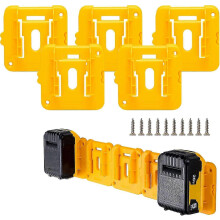 Držiak na 5 batérií kompatibilný s batériou Dewalt 20V - držiak doku (s 10 skrutkami, bez batérie)