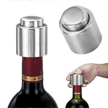 Champagne stopper 4cm, champagne stopper, champagne bottle stopper, matt stainless steel, bottle stopper