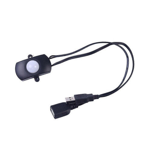 5 détecteurs de mouvement infrarouges PIR USB 5V/12V/24V CC compatibles avec les bandes lumineuses LED. 2
