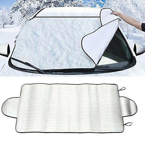 1 Stück Auto-Windschutzscheiben-Schneeabdeckung, Winter-Eis-Frostschutz, Sonnenschutz 2