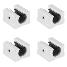 4 stuks Sbr20uu lineaire kogellagergeleidingsblokken compatibel met Sbr20 lineaire railgeleider