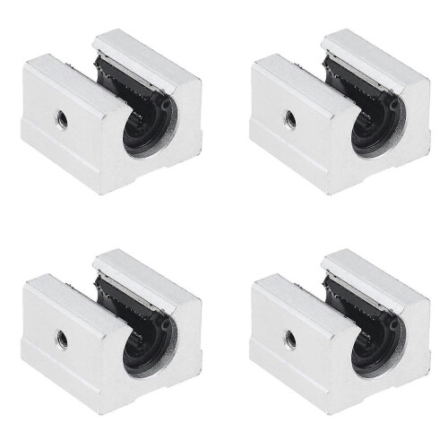 4 Pcs Sbr20uu Linear Ball Bearing Slide Block compatible with Sbr20 Linear Rail Guide