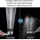 Hand Shower With On/off Button, 360 Swivel 4