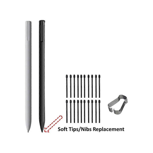 (20 Pack) Marker Pen Tips/Nibs compatible with Remarkable 2 Stylus Pen Replacement Soft Nibs/Tips 2