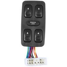 Interruptor de janela 2025 compatível com Hyundai Elantra Galloper 1992, 1993 e 1994 (código: 93570-28001)