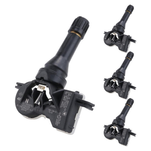4PCS TPMS Tire Pressure Sensor 407004CB0B compatible with J10 J11 NV200 Leaf Juke Note compatible with Granta 2