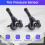 4PCS TPMS Tire Pressure Sensor 407004CB0B compatible with J10 J11 NV200 Leaf Juke Note compatible with Granta 5