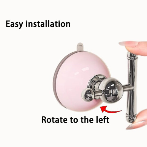 Suction Cup Hooks No Drill Wall Hooks Reusable Tool Strong Hold for Bathroom Kitchen 4 Pack White 2