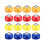 Set di 16 mini dischi da shuffleboard per interni, gioco di shuffleboard con rulli per la casa 3
