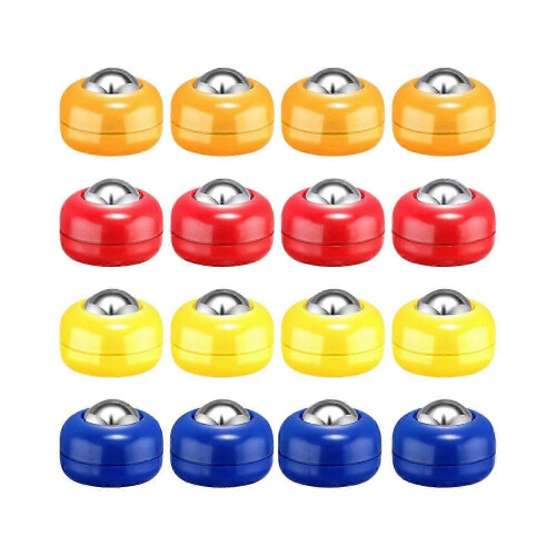 Set di 16 mini dischi da shuffleboard per interni, gioco di shuffleboard con rulli per la casa 2