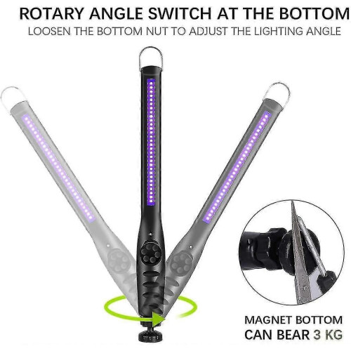Lampada sterilizzatrice UV con caricatore USB e batteria integrata, portatile e ricaricabile. 1