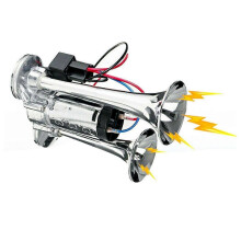 12V 600db Dubbele Hoorn Super Luide Elektrische Magneetventiel Auto Elektrische Luchthoorn Elektrische Pomp Hoorn compatibel met