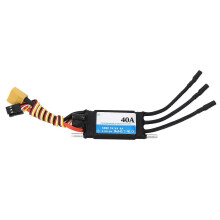 40A RC-Bootsregler, beidseitig wasserdicht, Ersatzregler für Schiffsmodelle, RC-Zubehör, schwarz