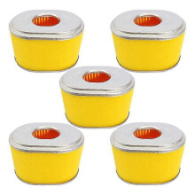 5-delige set luchtfilters, compatibel met GX140, GX160 en GX200 motoren van 5,5 pk, 6,5 pk en 7,5 pk.