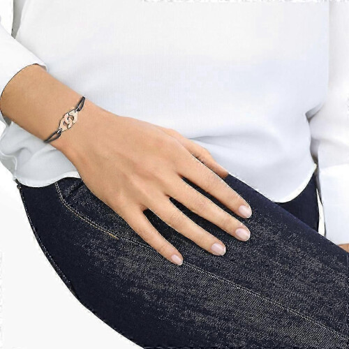 Pulseiras trançadas ajustáveis com algemas, compatíveis com casais, para homens e mulheres. 2