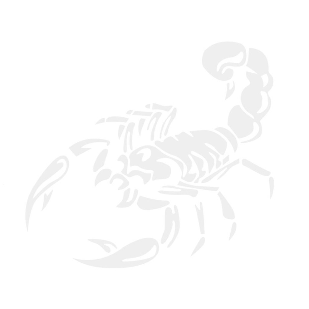 Scorpion Vinyl Decal Selfdhesive Auto Decoration Badge Hood Decal / Black 3604846706538
