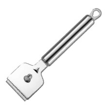 Grattoir multifonctionnel pour plaques de cuisson vitrocéramiques avec lame - 1 pièce - argent Niuniu
